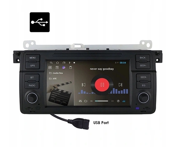 BMW 3 E46 M3 ROVER RADIO GPS ANDROID 6GB 128GB SIM 