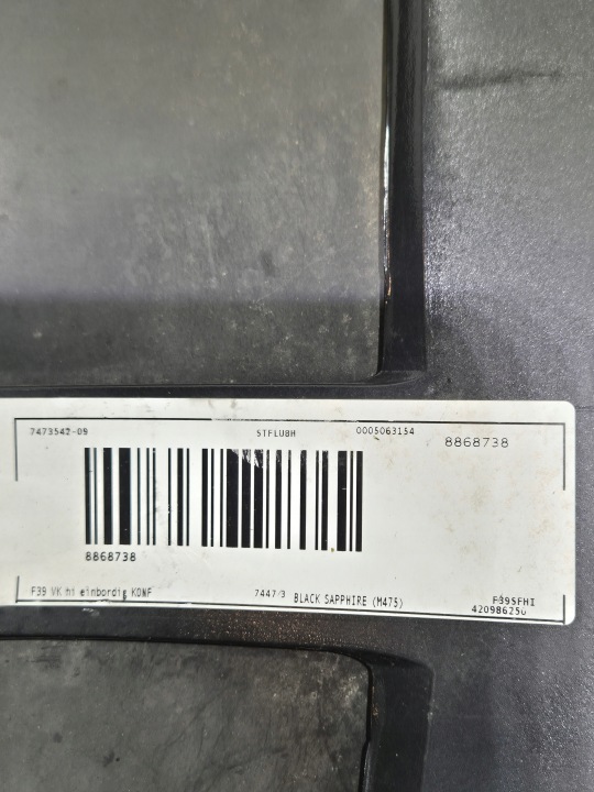 BMW 2 PIÈCES F39 PARE-CHOCS ARRIÈRE COMPLET 4XPDC COULEUR 475