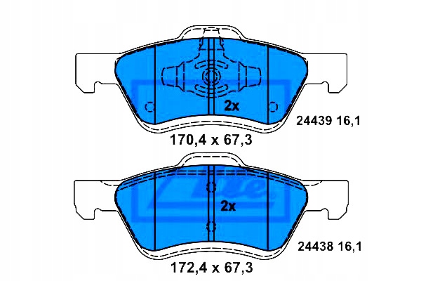 ZAPATAS DE FRENADO FORD MAVERICK FORD EE.UU. ESCAPE MAZ 