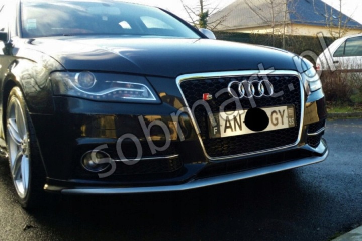 DOUBLURE PARE-CHOCS AVANT SPOILER VERS AUDI A4 B8 2007-2012 SOBMART