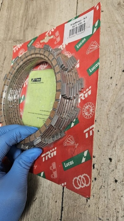 DISQUES SPRZEGLOWE TRW LUCAS MCC 450-9 YAMAHA WR426 YZ426