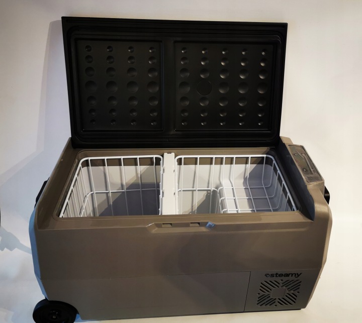 STEAMY E DUAL ZONE 36 ÉLECTRIQUE RÉFRIGÉRATEUR 32 LITRY 12 V/230 V, -20/ +20