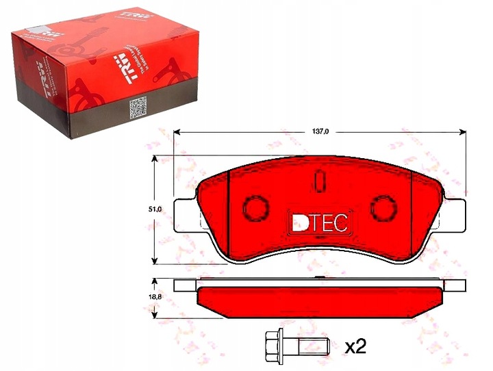 ZAPATAS DE FRENADO CITROEN P. BERLINGO- C2- C3- C4- DS3- XSARA 00- DTEC COTEC 