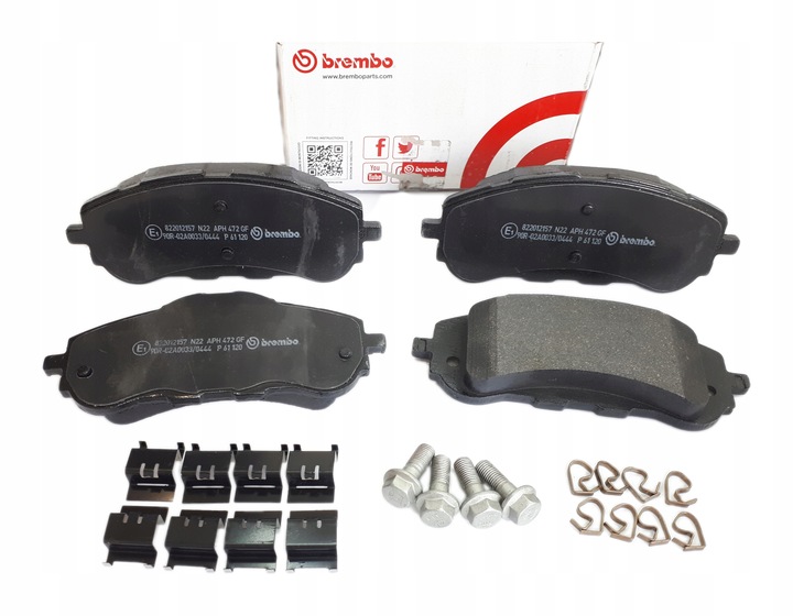 BREMBO P 61 120 COMPLET DE SABOTS DE FREIN DE FREIN photo 6 - milautoparts-fr.ukrlive.com