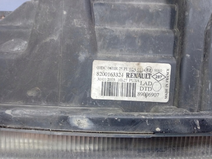 RENAULT LAGUNA II 01- PROJECTEUR DROIT PHARE XÉNON EUROPE 8200163324