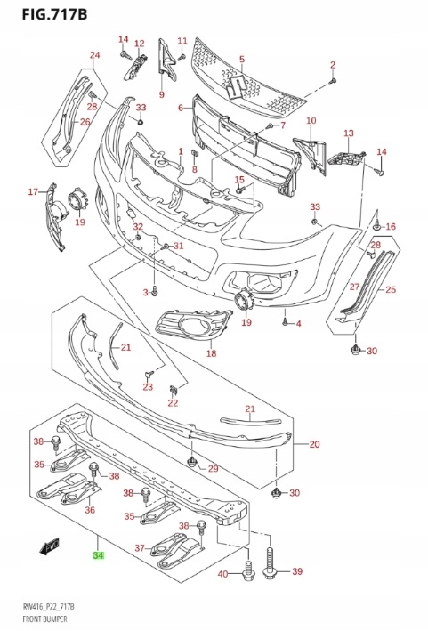 SUZUKI SX4 2006 - 2013 - SIJA APATINĖ PO AUŠINTUVAI nuotrauka 3