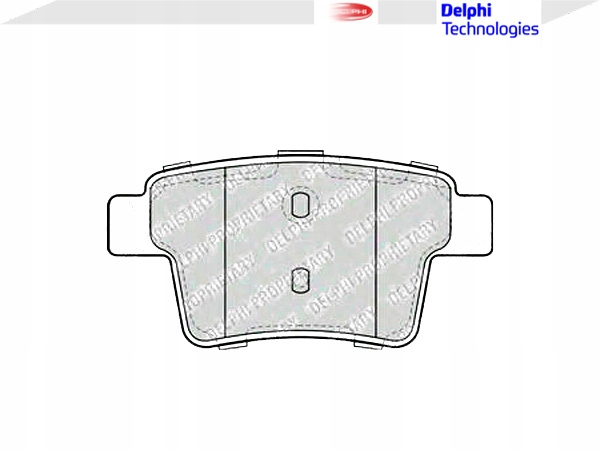 KLOCEK DE FRENADO KPL. PARTE TRASERA FORD MONDEO 3 JAGUAR X-TYPE 1.8-3.0 