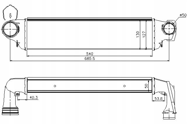 NISSENS 96654 RADIATEUR D'AIR DE CHARGEUR photo 8 - milautoparts-fr.ukrlive.com