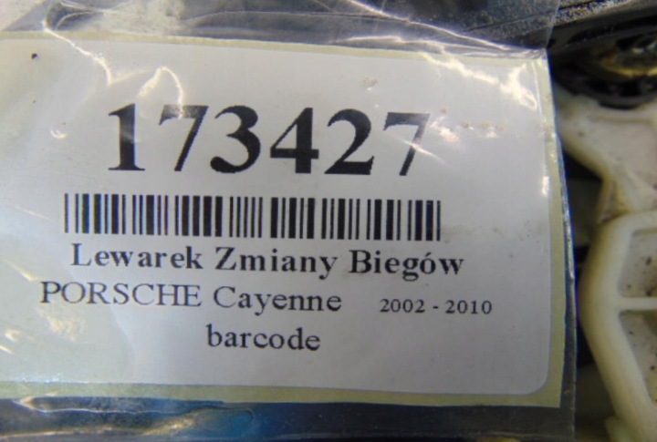 PORSCHE CAYENNE 4.5 V8 MÉCANISME DE CHANGEMENT DE VITESSES VITESSE 7L5713025G