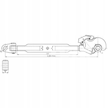AL176532 CONNECTEUR CENTRAL SUPÉRIEUR CATALYSEUR 3 /2-3 JOHN DEERE