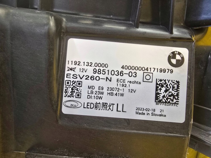 BMW 4 G22 G23 G26 PHARE AVANT AVANT DROITE GAUCHE ENSEMBLE COMPLET LED 9851036