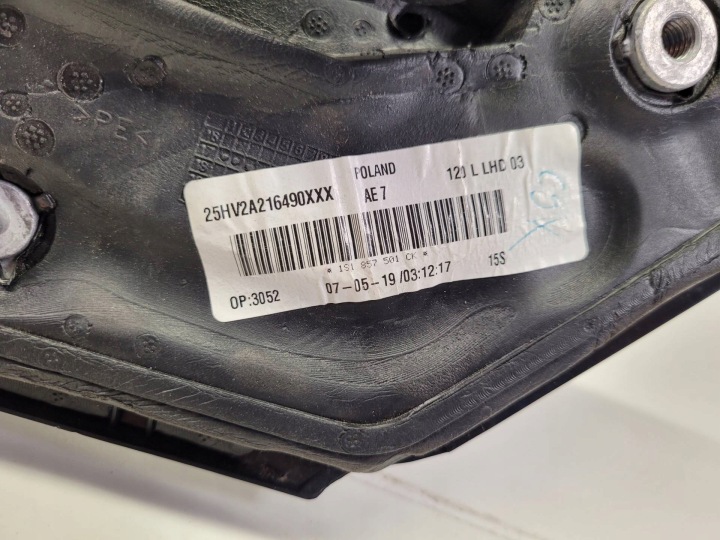 RÉTROVISEUR EXTÉRIEUR GAUCHE CÔTÉ VOLKSWAGEN UP RESTYLAGE 2016 1S1857507AM9B9