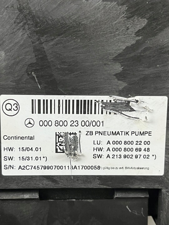 MERCEDES CLS 257 C257 POMPE PRESSION SIÈGES A2228050019 A0008002300