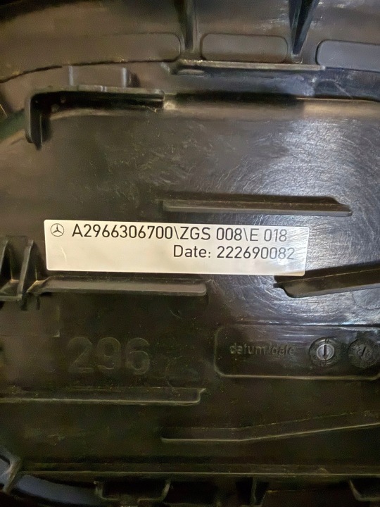 CONTRÔLEUR BATERI FIL LADOWANIA MERCEDES ESSENCE EQS V296 A0009005438