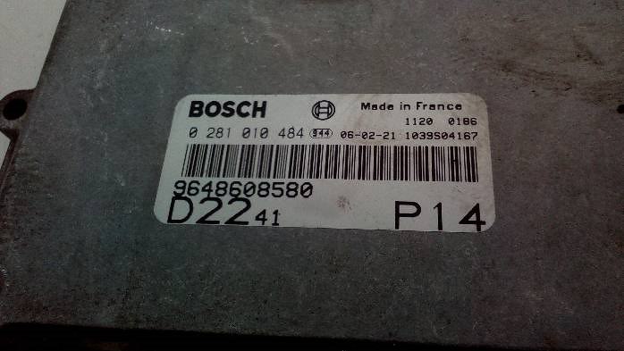 ORDINATEUR MOTEUR PEUGEOT BOXERI RESTYLAGE 2,2D 0281010484