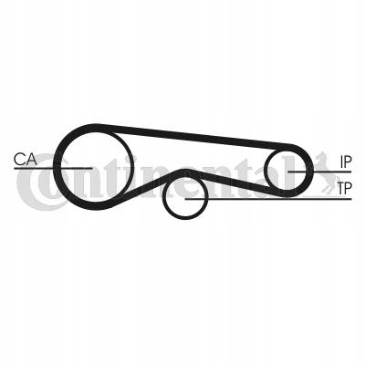 CONTI COURROIE POMPES D'INJECTION VW 2,7/3,0