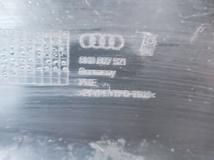 DIFFUSEUR SPOILER PARE-CHOCS ARRIÈRE ARRIÈRE AUDI A4 B8 S LINE 8K0807521