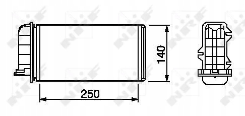 NRF 53219 WYMIENNIK CIEPLA, CALEFACCIÓN INTERIOR 