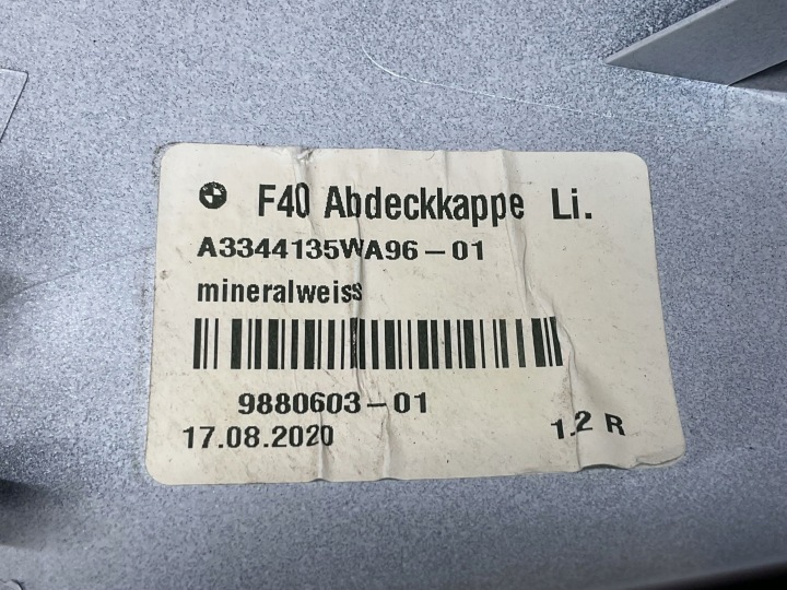 CHÂSSIS GAUCHE RÉTROVISEURS BMW 1 F40 A3344435