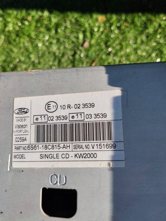 FORD FOCUS MK2 C-MAX MK1RADIO D'USINE CD 6S6118C815AH OE