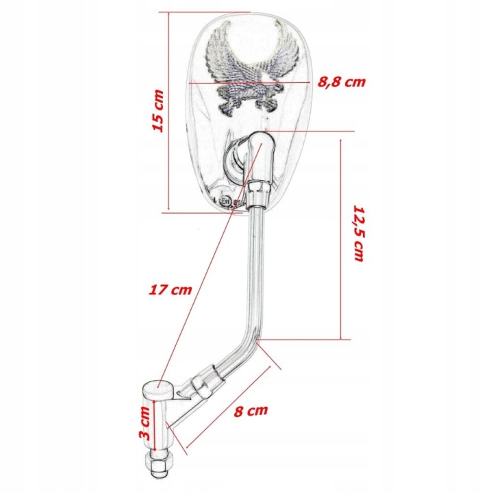 RÉTROVISEURS CHROMÉ YAMAHA WILD STAR 1600 1700 ROAD STAR (24452)