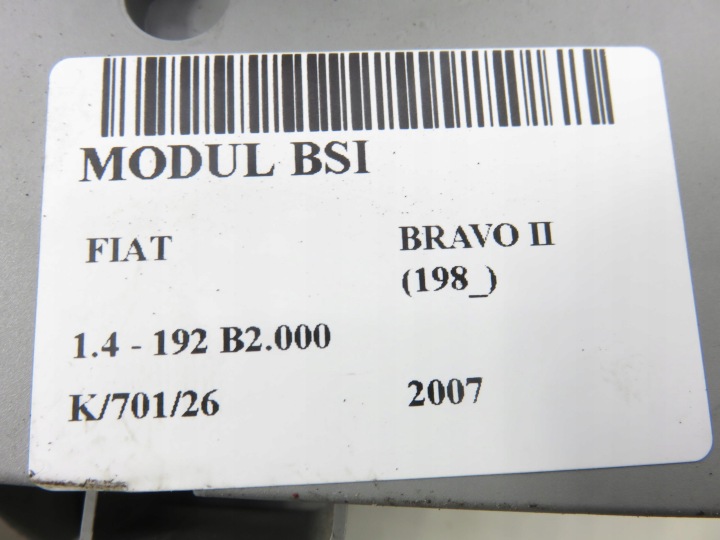FUSIBLE FIAT BRAVO II (198_) 1.4 192 B2.000 503440170103
