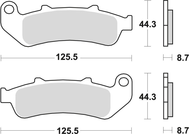 KIT PLAQUETTES FREINS FREINS DISQUE TRW MCB658