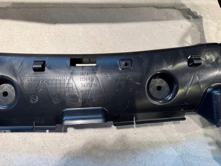 BMW G20 G21 GUIDE D'AIR TUNNEL ADMISSION CONDUIT D'AIR 5174 115643-10