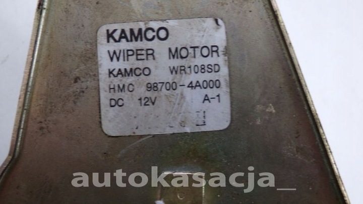 HYUNDAI H200 H1 MOTOR ESCOBILLAS PARTE TRASERA 98700-4A000 