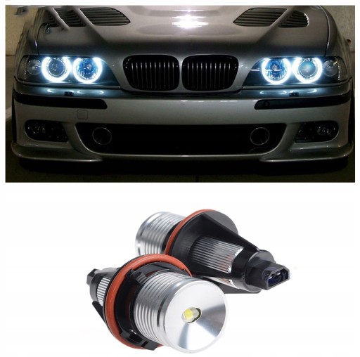 ANILLOS DIODO LUMINOSO LED MARKER 10WAT BMW E39 E53 E60 E61 E65 E87 