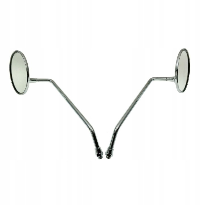 RÉTROVISEURS CHROME JUNAK 125 250 ÉLIMINATEUR 125 HYOSUNG GV125 M10 (20935)