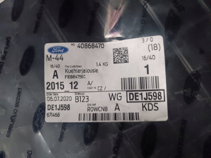 F1EB8475EC FORD FOCUS III S-MAX C-MAX II MK2 MK3 NEUF ORIGINAL NON CHINOL