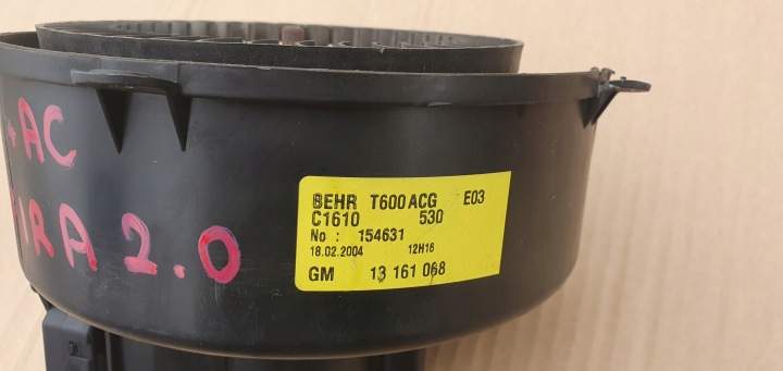 OPEL ZAFIRA A VENTILATEUR VENTILATEUR 13161068
