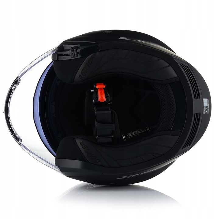 ABIERTO CASCO PARA MOTOCICLETA LS2 OF600 COOPTER II NEGRO MATT 22.06 + TAPAOBJETIVO 