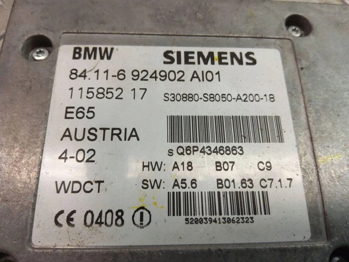 MODULE TÉLÉPHONE BMW E65 6924902