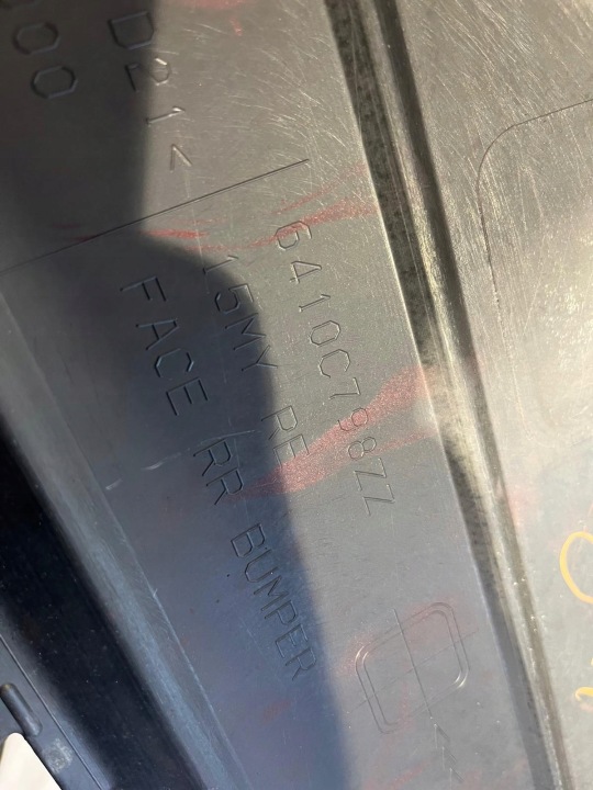 MITSUBISHI OUTLANDER III 3 LIFT 15- 6410C798ZZ PARE-CHOCS ARRIÈRE ARRIÈRE