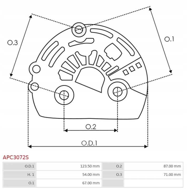 BRAND NOUVEAU AS-PL ALTERNATEUR PLASTIC COVER (PVC COVER)