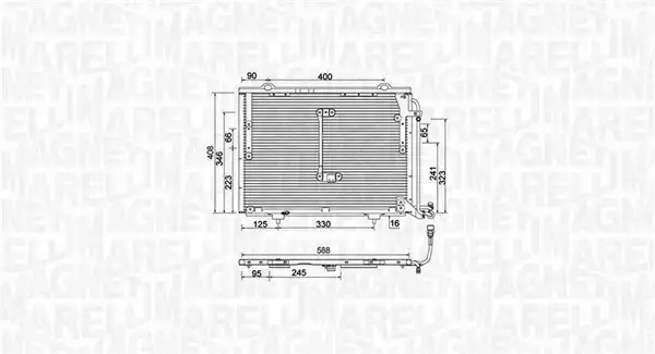MAGNETI MARELLI 350203945000 DÉSHYDRATEUR CLIMATISATION