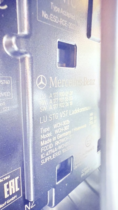 MERCEDES W118 CLA W177 H247 TUNNEL CENTRAL BOÎTE À GANTS CHARGEUR PIANO NOIR