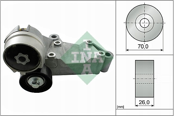 BRIDLE BELT MULTI-RIBBED FORD FOCUS 1,8TDCI (OBUDOWA FROM ROLL PODUSZKA) 5 photo 1 - milautoparts-fr.ukrlive.com