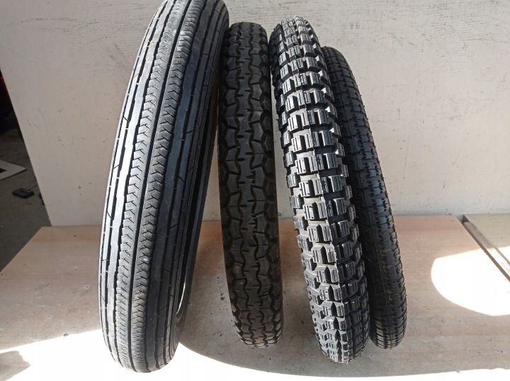 PNEUS 3 X 16 ÉTRIERS (DEGUM AVINA) 1 X 18 ÉTRIERS X 3.25 BARUM
