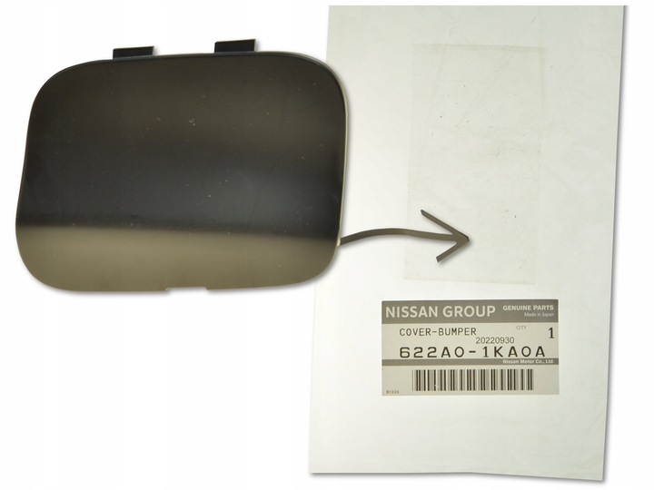 BOUCHON PARE-CHOCS AVANT 622A0-1KA0A AVEC NISSAN photo 1 - milautoparts-fr.ukrlive.com