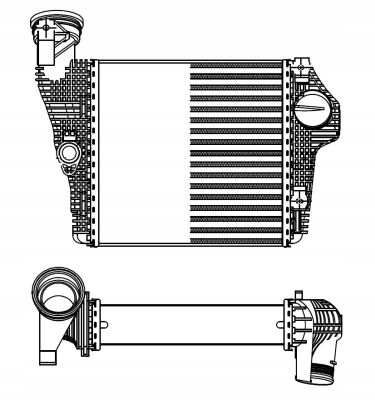 RADIATEUR D'AIR INTERCOOLER 309025 NRF PORSCHE photo 2 - milautoparts-fr.ukrlive.com