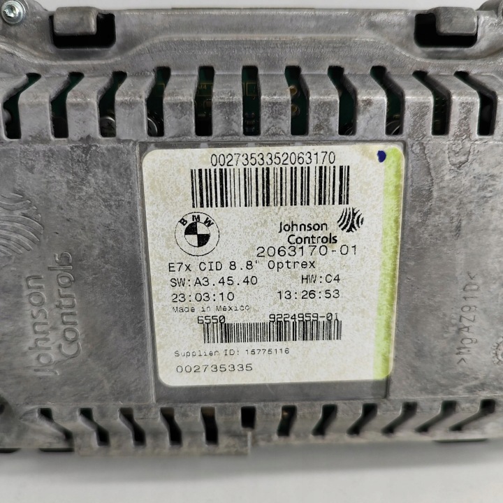 BMW X5 E70 2010 MONITEUR MONITEUR ÉCRAN