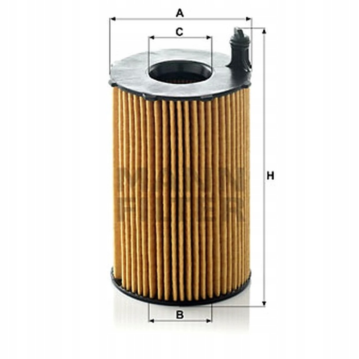 FILTRO ACEITES MANN-FILTER HU 8005 Z 