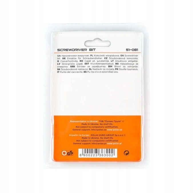 BITY 50 MM PZ2 1/4IQUOT10 PCS (51-081)