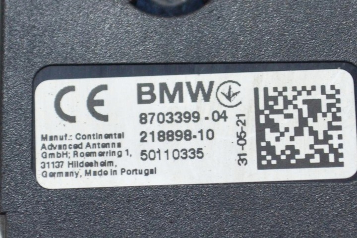 BMW 5 G30 520D ANTENNE AMPLIFICATEUR D'ANTENNE 50110335 8703399 218898-10 140KW