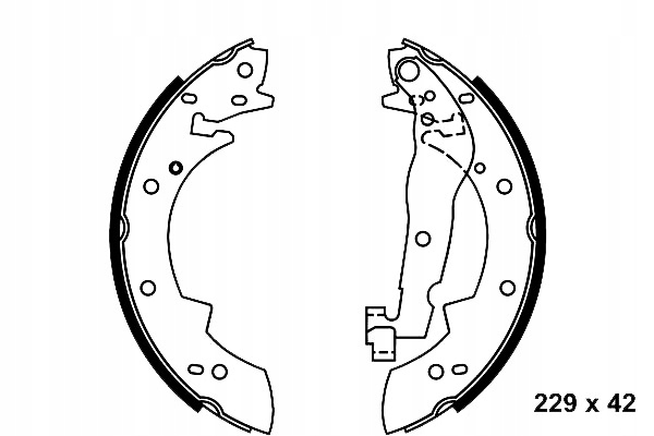 BRAKE SHOES BRAKE ATE 34211154385 34211157302 3421 photo 1 - milautoparts-fr.ukrlive.com