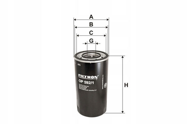 FILTRON OP 592/1 FILTRE HUILES