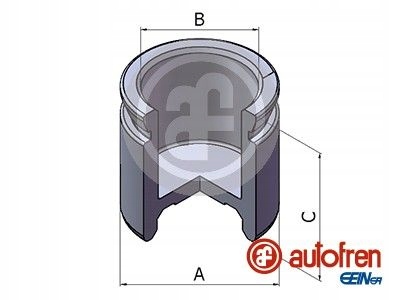 PISTÓN SOPORTE FRENOS PARTE DELANTERA SR48MM D025701 